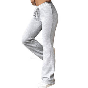 Fashionable Women Flare Sweatpants Slim Fit Breathable Comfortable Women Casual Flare Sweatpants - Product Image 4