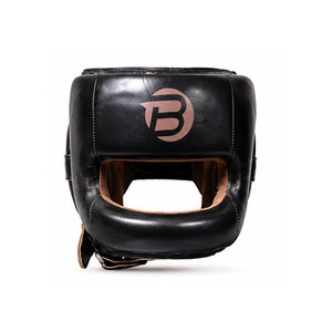 Best Selling Professional Leather Boxing <b>Head</b> Guard with Breathable Design for MMA <b>Training</b> Lightweight Wholesale in Low Price - Product Image 1