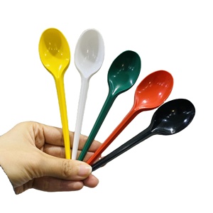 Disposable Plastic <b>Spoon</b> for Food, Dessert, Ice Cream, Party, Catering, Restaurant Tableware Wholesale Hot Selling - Product Image 3
