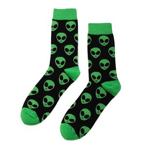 Calcetines de Spandex/poliéster para hombre, alto orgánico, cómodos, suaves, estándar, transpirables, para negocios, antibacterianos, para otoño - Product Image 1