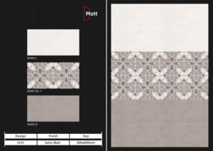 กระเบื้องลายไม้สไตล์ร่วมสมัยขนาดใหญ่ 30x60 ซม. ออกแบบสำหรับทางเดินและโถงรับรอง ดูแลรักษาง่าย แข็งแรง ทนทาน สวยงาม - Product Image 5