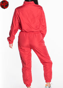 Conjunto de 2 Piezas de Chaqueta Cortavientos Ligera de Nailon para Mujer, Traje Cortavientos para Exteriores, Conjunto de Traje Cortavientos con Logotipo Personalizado, Chándales Impermeables para Mujer - Product Image 6