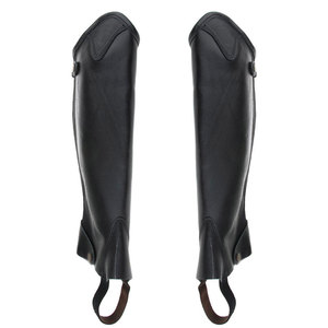 Mini protectores de cuero para patas de caballo, suaves, para entrenamiento ecuestre al aire libre. - Product Image 1