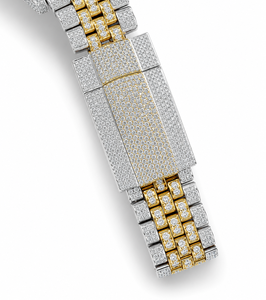 Montre en alliage de quartz et diamant de 43 mm pour homme, avec cadran en verre - Montre élégante et tendance en provenance d'Inde, directement de l'usine - Product Image 3