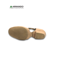 Zapatos de Baile Unisex de Cuero Genuino con Forro de Algodón y Suela de Fibra, Estilo Griego con Correa en T, Tacón Bajo para Práctica de Ballet y Teatro
