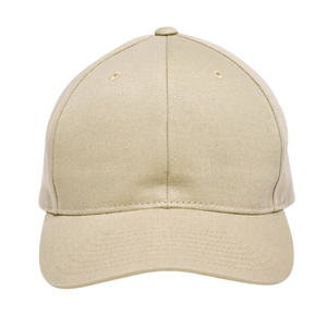 Gorra de sarga de algodón lisa de alta calidad al por mayor, suave, sin estructura, con hebilla de plástico, de 6 paneles, perfil medio, precurvada - Product Image 3