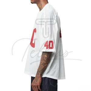 Camiseta Oversize Ligera de Secado Rápido, Transpirable, de Corte Cuadrado, con Estampado Personalizado - Product Image 3