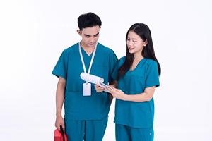 Fashion Nursing <b>Work</b> <b>Scrubs</b> Uniforms With 7 Pockets Unisex <b>Scrubs</b> New Style Fashionable Nurse Uniform <b>Scrubs</b> Sets for Hospital - Product Image 2