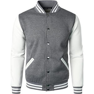 Veste universitaire pour homme à prix raisonnable, coupe classique, col rabattu, fermeture boutonnée, style décontracté, vêtement d'automne, nouvelle arrivée - Product Image 3