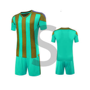 High Quality Customized Soccer Uniform for Men Breathable Quick Dry 100% Polyester New Design Team Soccer Wear <b>Set</b> - Product Image 2