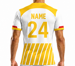Uniformes de Fútbol Personalizados al por Mayor con Logotipo de Equipos, Camisetas de Fútbol Unisex para Adultos, Spandex/Poliéster, Impresión Digital, Tela de 160g, Servicio OEM - Product Image 3
