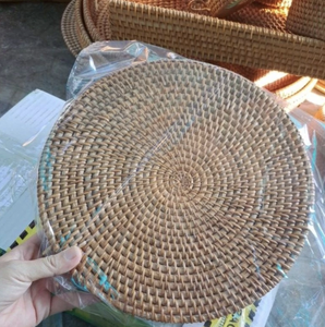 Rustic Natural Washable Placemat | Woven Rattan Design | Long Lasting for Daily Meals - Product Image 4