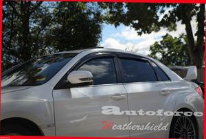 HIC Impreza WRX Subaru B3 4dr SEDAN 2007-2011 PMMA <b>Window</b> Deflectors with 3M Tape Installation Rain Visor <b>Vent</b> Visor Sun Visor - Product Image 4