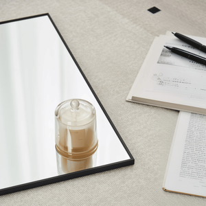 70\" X 31\" <b>Full</b> <b>Length</b> Shatter-Proof High Definition <b>Black</b> Aluminum Alloy <b>Frame</b> Leaning Wall Mounted <b>Mirror</b> Modern Home Decor - Product Image 4