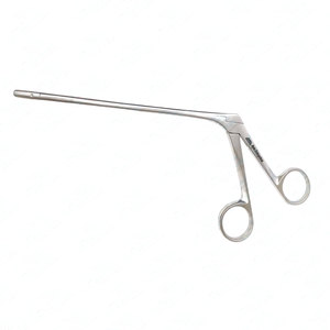 Rongeurs manuels en acier inoxydable pour chirurgie générale, manche droit de 5 pouces, mâchoires en coupelle 3 x 10 mm - Product Image 1