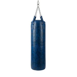 Saco de Boxeo Colgante de Cuero Azul Premium para Entrenamiento Físico, Ejercicio en Gimnasio y Práctica Diaria - Product Image 2