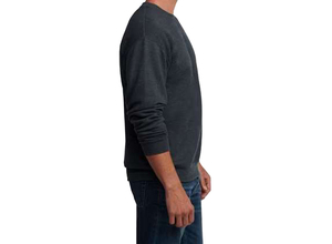 Pull décontracté à manches longues pour homme, col rabattu, en molleton uni respirant, mélange polyester/coton 300g, imprimé numérique, collection automne - Product Image 2