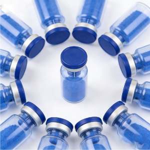 ขวดบรรจุ GHK Cu Blue Copper Peptide คุณภาพสูงสำหรับสูตรเครื่องสำอาง ช่วยกระชับสัดส่วน ปลอดภัยในการจัดส่ง ราคาโรงงาน - Product Image 1