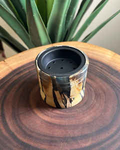 Mabkhara Árabe Moderna Hecha a Mano con Resina Epoxi y Madera Natural para Fragancia de Hogar Premium de Bakhoor y Oud - Product Image 2