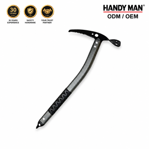 Hache de montagne CE General HM A960 à manche courbé, hache à pic, tête en acier, manche en alliage d'aluminium anodisé, 60-80 cm, 442 g - Product Image 1