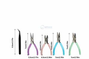3Pcs Stainless Steel Jewelry <b>Pliers</b> <b>Set</b> Needle Nose Round Nose Wire Cutter Jewelry Making Tools for Repair Crafting DIY - Product Image 6