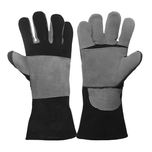 Gants de soudage JNM SAFETY en cuir de vachette pleine fleur de haute qualité, durables, avec paume intégrale, pour travaux lourds et protection des mains en cas d'incendie - Product Image 6