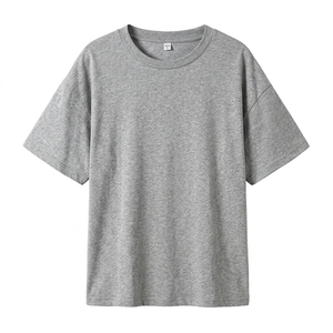 T-shirt pour homme, coupe classique, 230 grammes, 100% coton biologique, manches courtes personnalisées, respirant, sport, course à pied, fitness, musculation - Product Image 6