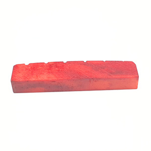 Red Bone Echte Gitaar Nut 42x6x10mm Hoge Dichtheid Ox Bone Vervanging Elektrische Gitaar/Bas OEM Custom Ondersteuning Reparaties Snaar - Product Image 3