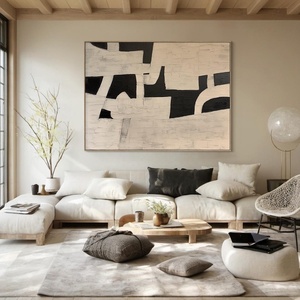 Dipinto a Olio Personalizzato su <span class=keywords><strong>Tela</strong></span> Intelaiata Quadri per Casa Arte Hotel Opera d'Arte Moderna da Parete Astratta Fatta a Mano - Product Image 5
