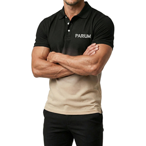เสื้อโปโลผู้ชายสั่งทำพิเศษ OEM แขนสั้น ปักโลโก้แบรนด์ของคุณเอง ขายส่งราคาส่ง เสื้อโปโลสตรีทแวร์สำหรับผู้ชาย - Product Image 2