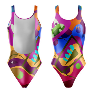 Women's Eco Friendly Sublimation Swimming Bodysuit Custom Printed One Piece Swimsuit Quick Dry Swimwear Swimsuits Manufacturer - Product Image 6