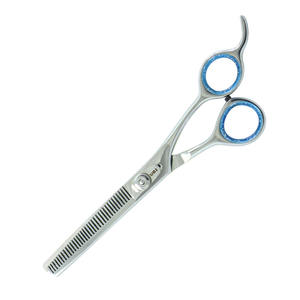 Ciseaux à effiler les cheveux pour droitiers de 6 pouces, manche moyen |   Lame de rasoir en acier à haute teneur en carbone, tranchante, avec vis de réglage pour salon de coiffure - Product Image 4