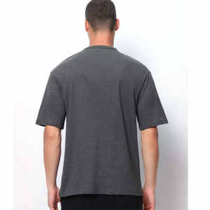 Camiseta de Corte Cuadrado para Hombre, Nueva, Personalizada, 100% Algodón Jersey, Tejido Grueso de 300 GSM, Unisex, Corte Holgado - Product Image 2