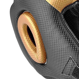 Protector de Cabeza de Taekwondo de Alta Calidad, Casco de Seguridad Transpirable de Cuero para Niños, Jóvenes y Adultos con Cierre de Velcro Personalizable - Product Image 2