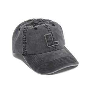 หมวกเบสบอลผ้าฝ้ายทวิลล์ 100% ปักโลโก้ตามสั่ง หมวกทรงแด๊ด ปรับขนาดได้ ทรงวินเทจ ทำสีซีดแบบดิสเทรส ขายส่ง - Product Image 3