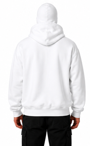 Sudadera con capucha para hombre, con logo estampado en la parte delantera, cierre completo con cremallera, forro polar, informal, para invierno, corte regular, color liso. - Product Image 3