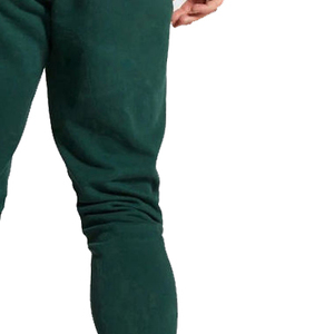 Pantalon de sport en coton pour homme, personnalisé avec logo, coupe droite, bleu, pour le streetwear - Product Image 3