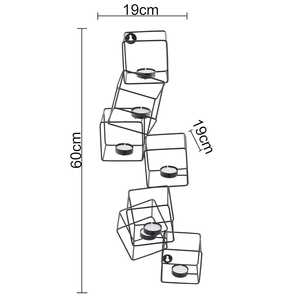Applique murale en métal pour bougie chauffe-plat, support décoratif mural moderne parfumé pour la décoration intérieure - Product Image 3