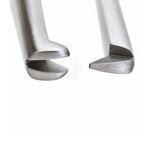 Pinzas para Tejidos Anguladas, Dispositivo Quirúrgico de Manipulación, Construcción Robusta de Acero Inoxidable para Práctica Médica y Suministro Hospitalario - Product Image 5