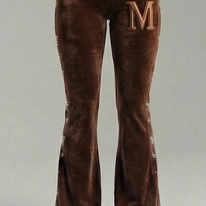 Leggings Elásticos Transpirables y Cómodos de Alta Calidad, Ecológicos, con Pedrería en Forma de Estrella, Color Morado, Pantalones de Moda Urbana para Mujer - Product Image 2