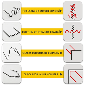 Grapadora caliente para parachoques de coche, carenado, soldador, pistola, Kit de reparación de plástico con 600 grapas, equipo de reparación de carrocería - Product Image 2