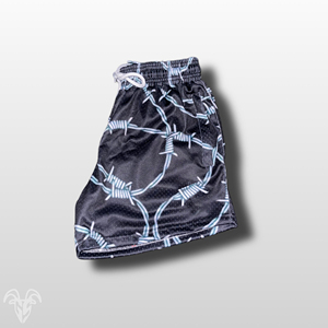 กางเกงบาสเก็ตบอลชายแบบตาข่าย 5 นิ้ว สไตล์ไฮสตรีท เอวยางยืดสูง โลโก้ด้านหน้า ผลิตจากโพลีเอสเตอร์/คอตตอน ระบายอากาศได้ดี แห้งเร็ว - Product Image 5