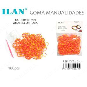 ILAN Gomma per Artigianato Giallo Rosa 300 Pezzi per Lavori Creativi - Product Image 3