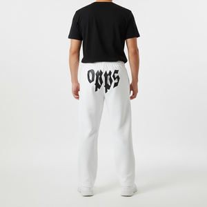 Pantalon de jogging en laine mi-lourd pour homme, coupe ajustée, écoresponsable, de haute qualité, personnalisable, pour l'entraînement et le sport, avec taille élastique, vente en gros - Product Image 3