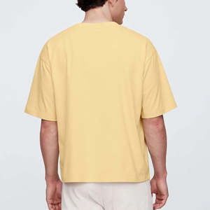 Camiseta Extra Grande para Hombre, 210 GSM, 100% Algodón, Impresión por Transferencia de Calor, Logotipo Personalizado, Fabricante Mayorista OEM - Product Image 2