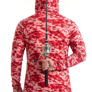 Nouveau design de sweat-shirts de pêche pour hommes avec poches latérales avant, design OEM, légers, à manches longues, séchage rapide, sweat-shirt de pêche pour hommes - Product Image 6