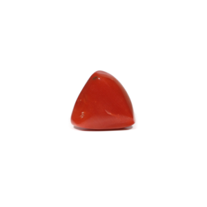 Natural Red Coral Loose Gemstone 7.35 Carat Raw Crush Shape for Fine Jewelry - Product Image 2
