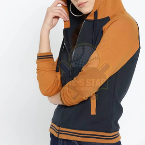 Sweat-shirts à capuche en molleton pour femmes, tendance, de haute qualité, 100% coton, logo personnalisé sur le devant, streetwear d'hiver - Product Image 5
