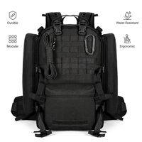 55L Wasserdichter Taktischer Rucksack Wanderrucksack Großer Tagesrucksack Robuste MOLLE-Tasche Outdoor-Sport-Campingausrüstung für Männer