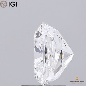 ใบรับรอง IGI เพชร CVD ผลิตในห้องปฏิบัติการ น้ำหนัก 2.50 กะรัต สี D ความสะอาด VVS1 รูปทรงสี่เหลี่ยมคุชชั่น สำหรับแหวน Royal Elegance - Product Image 3